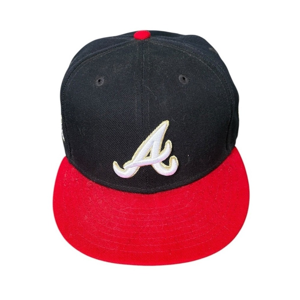 New Era MLB Atlanta Braves World Series Champs 2021 Men's Fitted Hat Cap 7β 1/8